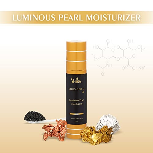 Shira Shir-Gold Luminous Pearl Moisturizer (50ml) Contians Hyaluronic Acid Improves Skin QualityLeaves Skin HydratedSoftNourished Suits on Normal to Dry Skin Types.