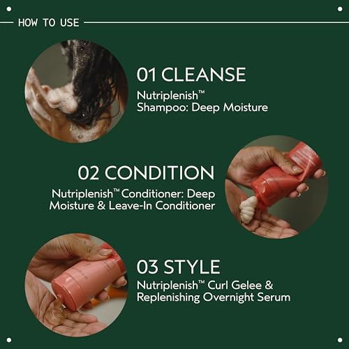 Aveda Nutriplenish Shampoo Deep Moisture | Superfood Shampoo for Dry Hair | Organic Pomegranate Oil, Coconut Oil, Mango Butter | 93% Naturally Derived*