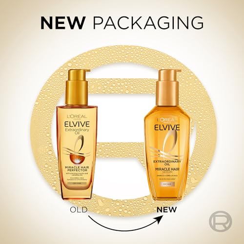 L'Oréal Paris Elvive Extraordinary Oil Hair Serum 100ml - Intense Nourishment & Heat Protection