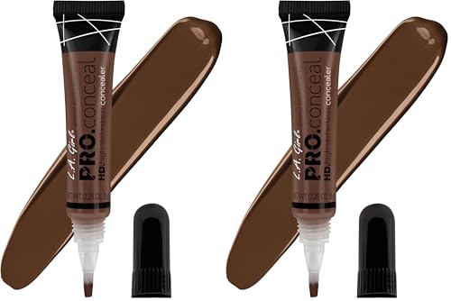 L.A. Girl HD Pro Conceal Mahogany GC989 - Pack of 2