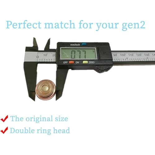 Generation 2 Replacement Heads for Flawless Facial Hair Remover Compatible with Flawless Replacement Heads,Fit for Flawless Replacement Heads Gen 2 for Flawless Facial Hair Removal for Women,2 Count.