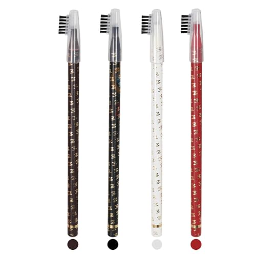 Waterproof Eyebrow Pencil Set - 4 Colors, Microblading & Ombre
