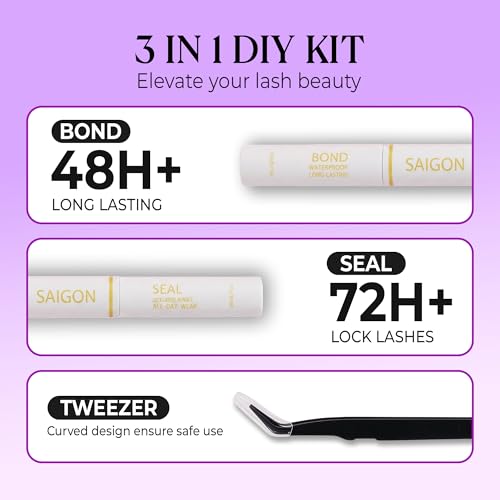 80D Wispy Lash Clusters DIY Kit – Full Volume, 10-18mm Mixed Length
