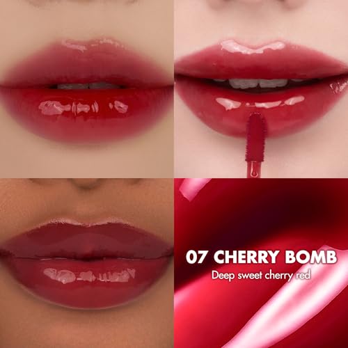 rom&nd THE JUICY LASTING TINT 07 Cherry Bomb Lip Gloss