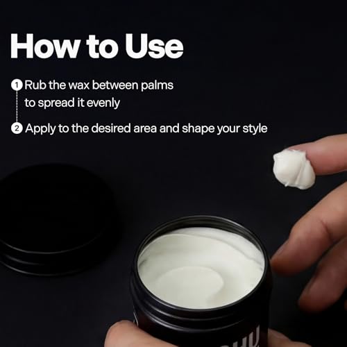 DASHU Matte Hair Wax for Men - Strong Hold, Easy Wash, 3.38 fl oz