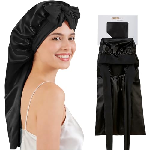 ZIMASILK 19 Momme Mulberry Silk Bonnet for Sleeping