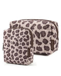 BAGSMART Makeup Bag Duo Set - Padded Travel Cosmetic Organizer