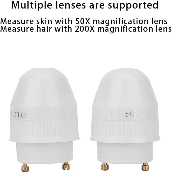 Digital Skin Hair Analyzer with 5" Screen & 50X/200X Lens