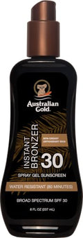 Australian Gold SPF 30 Spray Gel Sunscreen with Bronzer