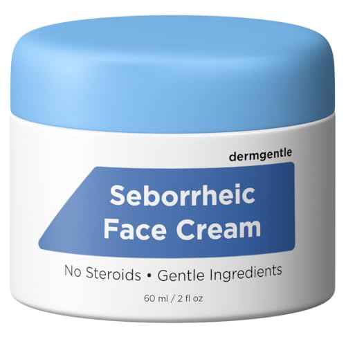 Seborrheic Face Cream for Dry Skin - Hydrates & Supports the Skin Barrier with MCT Oil, Squalane - Moisturizing Face, Scalp and Body Cream for Sensitive Skin - No Steroids, Gentle Ingredients