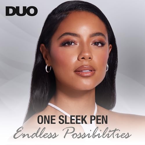 Duo Over & Under Lash Glue Liner ? 2-in-1 Eyelash Adhesive and Eyeliner, Clear, Waterproof Long-Lasting Eyelash Glue Pen for Strip Lashes, 0.03 Fl Oz