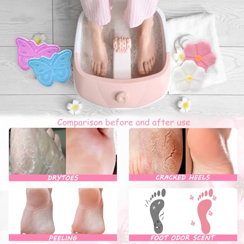Lanwexy Organic Tea Tree Oil Foot Bath Bombs - 16 Pack Foot Soak Kit