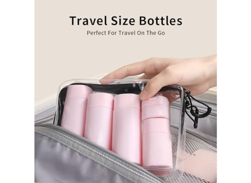 5 Pack TSA Approved Travel Bottles - Refillable BPA-Free Containers