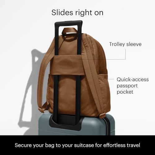 Away Featherlight Backpack in Amaro Brown — Lightweight 16" Laptop Travel Backpack