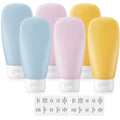 Travel Bottles Set - Multicolor Leakproof TSA Approved 2oz Toiletry Containers
