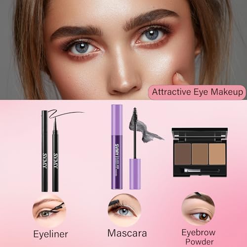 Makeup Set for Women & Teens - 15 Piece Face & Eye Kit