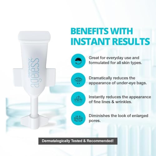 Instantly Ageless Face Lift Cream for Under Eyes - 25 Vials, 0.51 Fl Oz