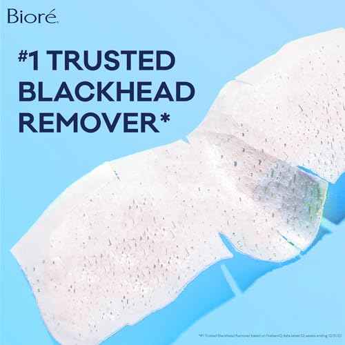 Bior? Original Blackhead Remover Strips, Deep Cleansing Nose Strips With Instant Pore Unclogging, Features C-Bond Technology, Oil-Free, Non-Comedogenic Use, 14 Count, Pack of 4