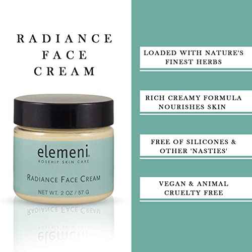 Max Green Alchemy elemeni Anti Aging Radiance Face Cream - Collagen Face Moisturizer Cream for Men and Women | Day and Night Cream Reduces Wrinkles and Improves Brightness | 2 OZ / 57 Gram