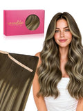 Tape In Weft Hair Extensions 16" Remy Human Hair Balayage
