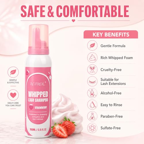 ACTROL Whipped Lash Shampoo for Eyelash Extensions 100ml