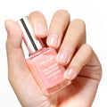 GELLEN A04 Clear Tinted Milky Pink Base Coat Nail Polish, No Lamp Needed
