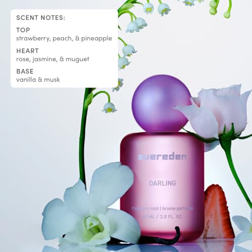 Evereden Darling Fragrance Hair Mist & Ruby Red Lip Gloss Set