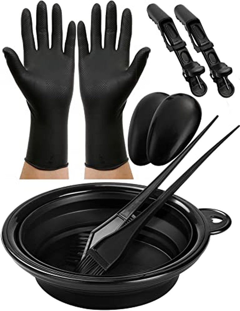 19Pcs Professional Hair Dye Kit with Brush, Bowl & Clips