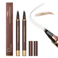 Waterproof Microblading Eyebrow Pen - 2Pc Set, Medium Blonde