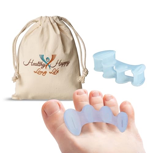 Firm Toe Spacers for Bunion Relief & Foot Alignment - Supports Foot Health