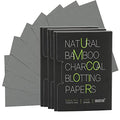 Bamboo Charcoal Oil Blotting Papers - 300 Sheets for Oily Skin