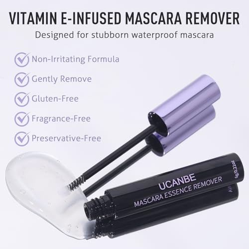 UCANBE Waterproof Volumizing Mascara & Lash Remover Set