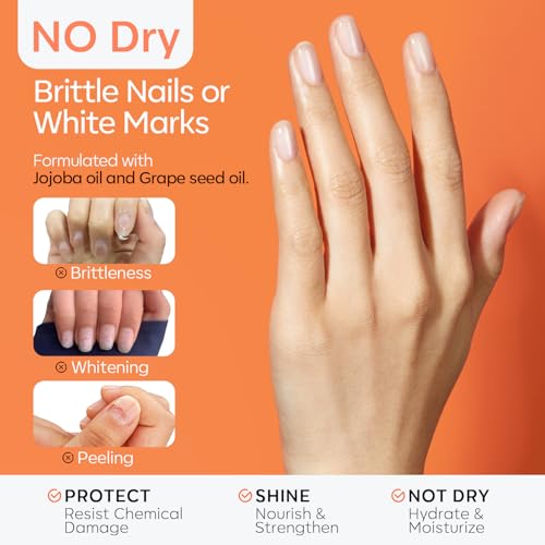 Modelones Acetone Gel Nail Polish Remover with Jojoba Oil, Lemon - 8 fl oz