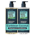 Every Man Jack Men's Shampoo and Conditioner Set - Caribbean Coconut - Made w/Plant Powered Moisturizing Ingredients like Coconut & Argan Oil - 16 fl oz (2 Pack)