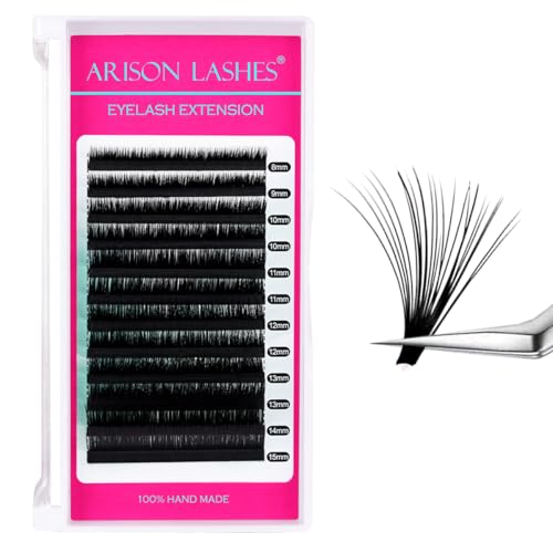 Easy Fan Lash Extensions - Auto Blooming Volume Lashes 0.05mm