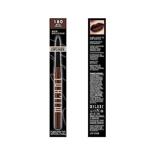 Milani Understatement Lipliner Pencil - Highly Pigmented Retractable Soft, Easy to Use For Makeup