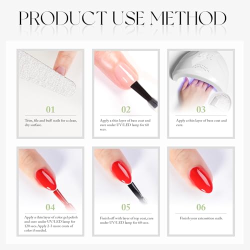 Double Rhythm Gel Nail Polish 15ML Soak Off Light Blue