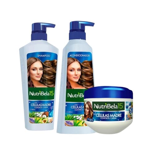 Nutribela 15 Hair Repair 3-Piece Set | Shampoo, Conditioner & Treatment