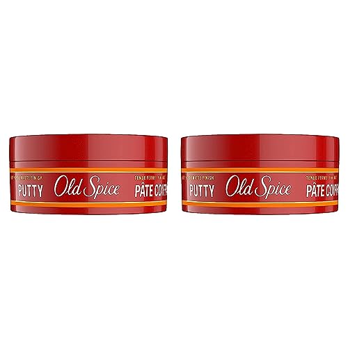 Old Spice Hair Styling Putty for Men - High Hold Matte, 2.22 Oz Twin Pack