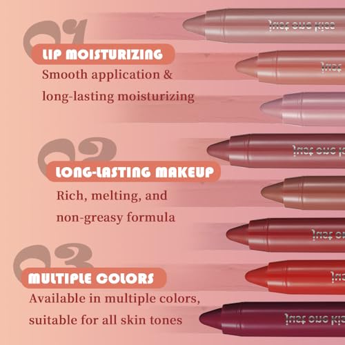 Hydrating Lip Crayon Retractable Moisturizing Lipstick