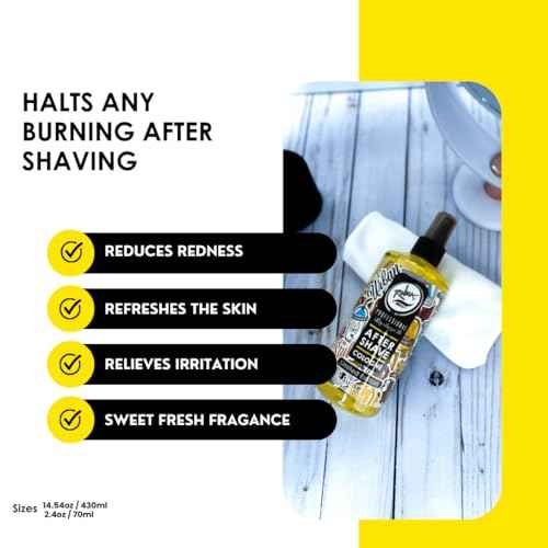 Rolda Sunset After Shave Tonic Cologne For Men - Post Shave Tonic Spray, Calms Irritation, Helps Heal & Clean Shaved Areas, Masculine Citrusy Fragrance (14.54oz | 430ml)