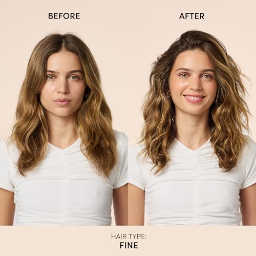 OUAI Travel-Size Hair Care Bundle - Leave-In Conditioner + Wave Spray - Hair Styling Products for Frizz Control, Volume, Texture, and Added Hair Shine (2 Count, 1.5 Oz/ 3 Oz)