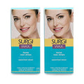 Surgiwax Facial Wax Strips, Ready-to-Use Facial Hair Removal for Women, Unwanted Hair Remover, Includes Soothing Gel, 2-Pack