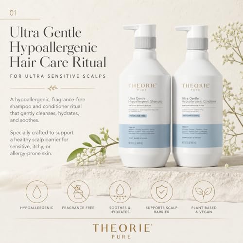 Theorie Pure Hypoallergenic Shampoo & Conditioner Set 400mL