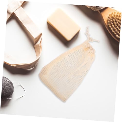 Sisal Exfoliating Soap Pouch 5-Pack with Drawstring