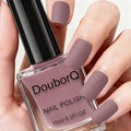 Pink Matte Nail Polish 15ml - Quick Dry Velvet Finish Lacquer