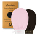 Korean Exfoliating Gloves for Shower - 2-Pack Pink & Black