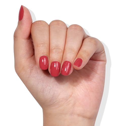 LONDONTOWN Blush Red Cr?me Nail Polish, Flushed Cheeks lakur, Vegan Chip-Resistant Long-Lasting Nail Lacquer, 40 fl oz (Pack of 2)