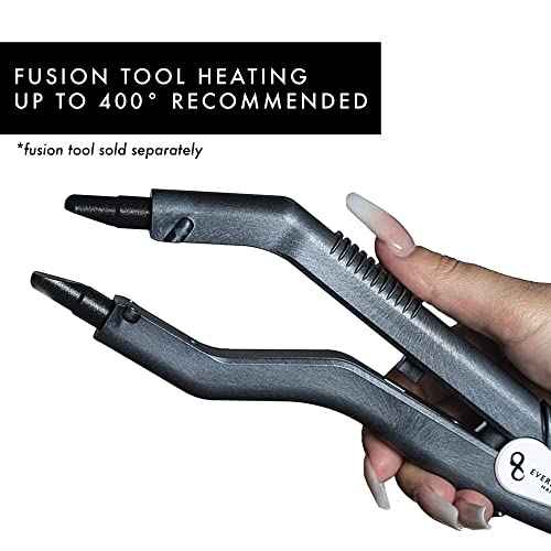 U Tip Hair Extensions by Everlong, Remy Human Hair, Fusion Glue Adhesive Method, Premium Keratin 56 gram Bundles, 20" #840 Sandy Bronde