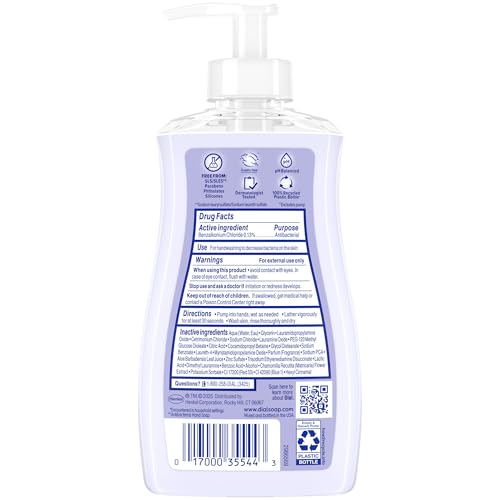 Dial Antibacterial Plus Hydrating Chamomile Liquid Hand Soap, 11oz (Pack of 4)